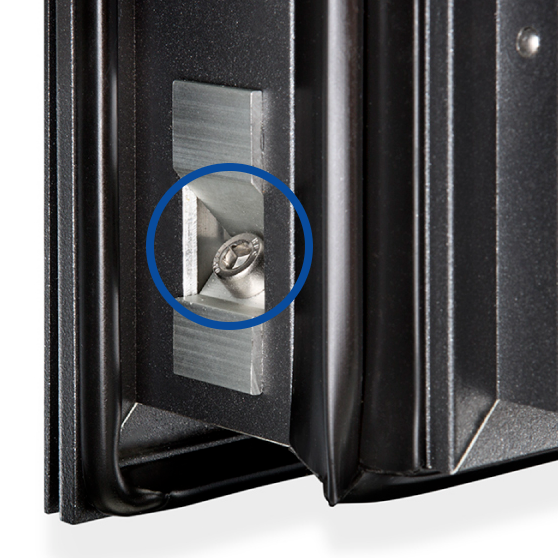 Stabile Eckverbindungen einer Haustür